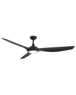 Talan 64''Ceiling Fan in Matte Black (13|906864FMB-LDD)