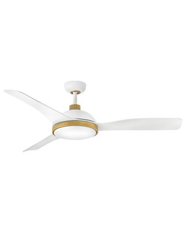 Alba 56''Ceiling Fan in Matte White (13|906556FMW-LDD)