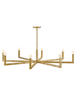 Ezra LED Chandelier in Heritage Brass (13|45049HB)