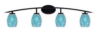 Kurve Four Light Bath Bar in Matte Black (200|3724-MB-5055)