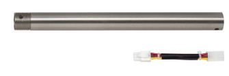Arroyo Extension Rod in Brushed Steel (225|CF-1002-ROD-12)