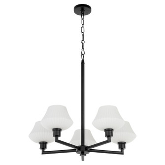 Cassini Five Light Chandelier in Matte Black (19|6221-5-59)