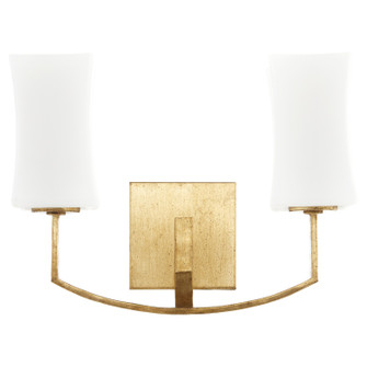 Ayala Two Light Wall Mount in Gold Leaf (19|581-2-74)