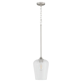 Raymond One Light Pendant in Satin Nickel (19|3313-65)