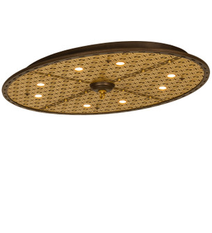 Geometric Eight Light Ceiling Medallion in Tyler Bronze/Goldtastic (57|271331)