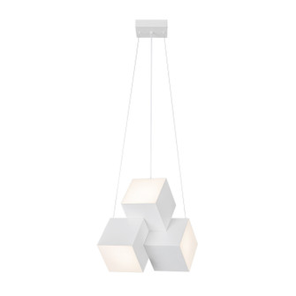 Tetra LED Pendant in White (347|PD20616-WH-UNV)
