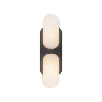 Odin Two Light Wall Vanity in Urban Bronze/Alabaster (452|WV357214UBAR)