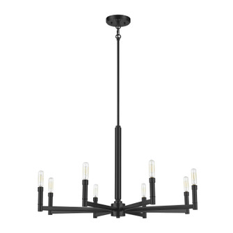 Daxley Eight Light Chandelier in Matte Black (59|99702-MB)