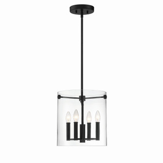 Vissi Four Light Pendant in Matte Black (59|55302-MB)