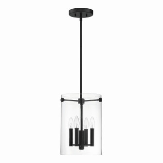 Vissi Four Light Pendant in Matte Black (59|55301-MB)