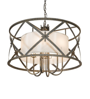 Penelope Six Light Pendant in Antique Brass (57|272439)