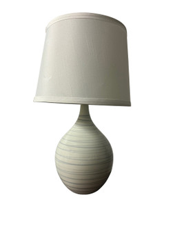 Scatchard One Light Table Lamp in Pearl Blue (30|GS202-PL)