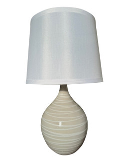 Scatchard One Light Table Lamp in Natural Spiral (30|GS202-NS)