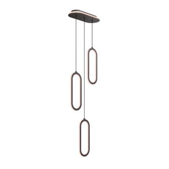 Atom Three Light Pendant in BK (429|FPDC3-CC-BK)