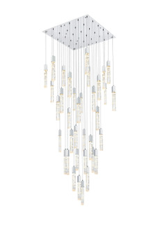 Aurora 36 Light Chandelier in Chrome and Clear (173|2088G42C)