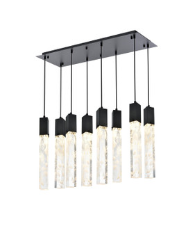 Aurora Eight Light Pendant in Black (173|2088D36BK)