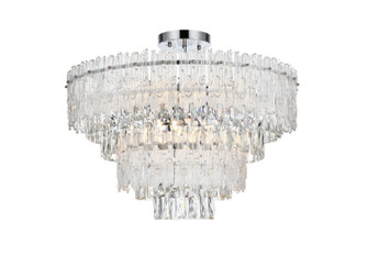 Emilia Eight Light Flush Mount in Chrome and Clear (173|1780F25C)
