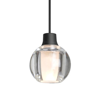 Besa Boca 3 Pendant Pendant in Black (74|X-BOCA3CL-BK)