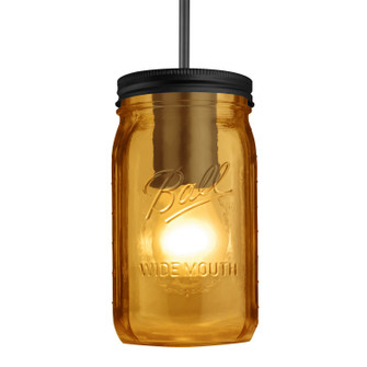 Besa Milo 4 Pendant Pendant in Black (74|J-MILO4AM-EDIL-BK)