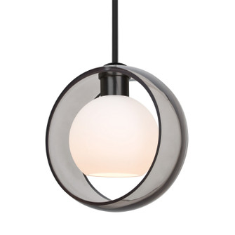 Besa Mana Stem Pendant One Light Pendant in Black (74|1TT-MANASM-BK)
