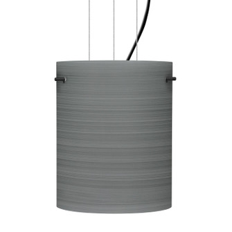 Besa Tamburo 8 Cable Pendant One Light Pendant in Black (74|1KG-4006TN-BK)