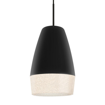 Besa Abu 12 Pendant One Light Pendant in Black (74|1JT-ABU12BK-BK)