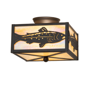 Trout Two Light Flushmount in Oil Rubbed Bronze (57|277022)