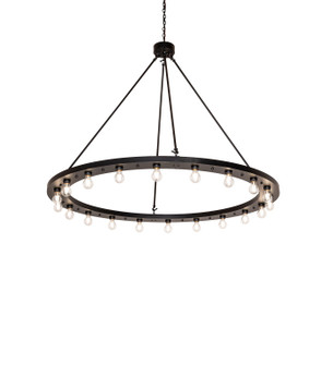 Loxley 20 Light Chandelier in Solar Black (57|276592)