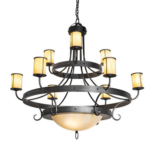 Nehring 12 Light Chandelier in Wrought Iron (57|276196)
