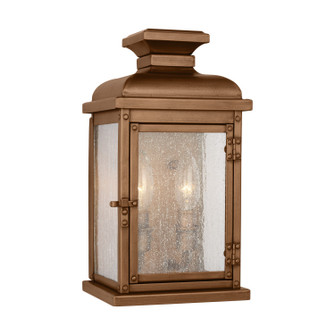 Pediment Two Light Wall Lantern in Natural Copper (454|OL11100NCP)