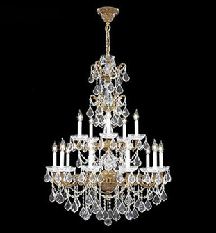 Madrid Cast Brass 15 Light Chandelier in Gold-Brown Patina (64|94329GB0GT)