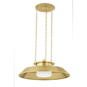 Woodrow One Light Pendant in Aged Brass (70|8822-AGB)