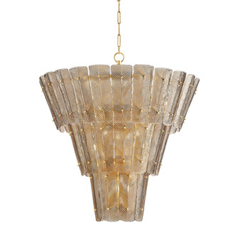 Cassian 18 Light Chandelier in Vintage Gold Leaf (70|7918-VGL)
