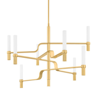 Allentown LED Chandelier in Aged Brass (70|4008-AGB)