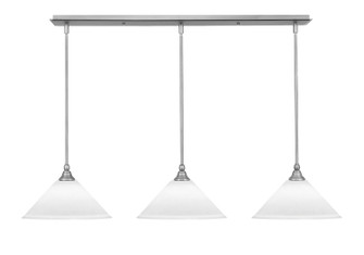 Stem Three Light Linear Pendalier in Brushed Nickel (200|36-BN-316)