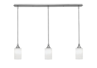 Stem Three Light Linear Pendalier in Brushed Nickel (200|36-BN-310)