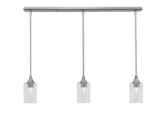 Stem Three Light Linear Pendalier in Brushed Nickel (200|36-BN-3002)
