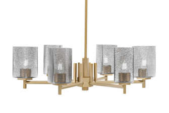 Franklin Six Light Chandelier in New Age Brass (200|1206-NAB-542)