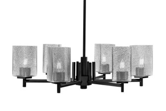 Franklin Six Light Chandelier in Matte Black (200|1206-MB-542)