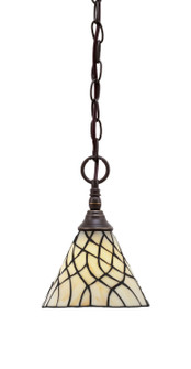 Chain One Light Mini Pendant in Dark Granite (200|11-DG-9115)