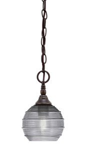 Chain One Light Mini Pendant in Dark Granite (200|11-DG-5112)