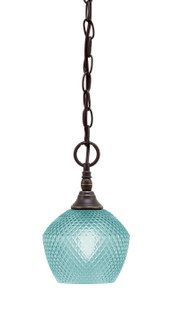 Chain One Light Mini Pendant in Dark Granite (200|11-DG-4625)
