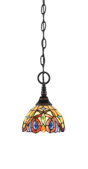 Chain One Light Mini Pendant in Black Copper (200|11-BC-9445)