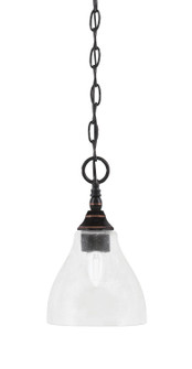 Chain One Light Mini Pendant in Black Copper (200|11-BC-4760)