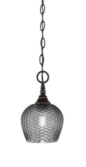 Chain One Light Mini Pendant in Black Copper (200|11-BC-4602)