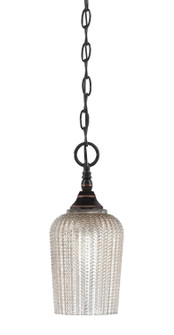 Chain One Light Mini Pendant in Black Copper (200|11-BC-4253)