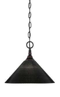 Chain One Light Mini Pendant in Black Copper (200|11-BC-4009)