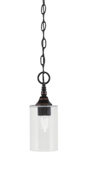 Chain One Light Mini Pendant in Black Copper (200|11-BC-300)