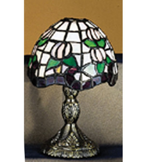 Roseborder 5'' Mini Lamp in Antique Brass (57|21226)