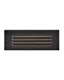 Dash Louvered LED Flush Step Light in Stainless Steel Black (13|55335SSB)